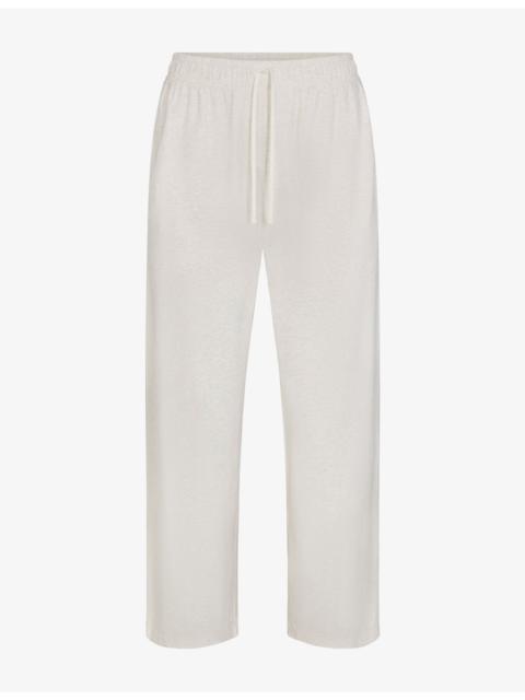 SKIMS Lounge Straight-Leg Relaxed Jersey Trousers