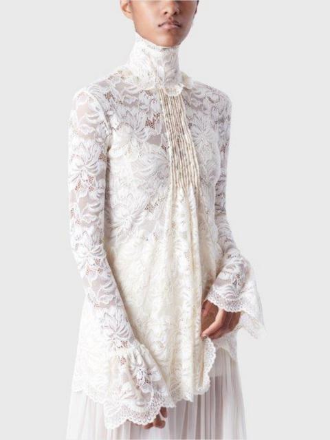 rabanne IVORY LACE TUNIC