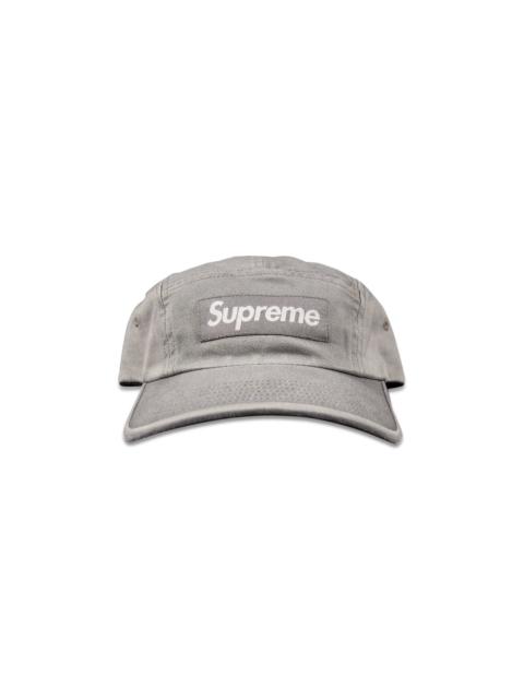 Supreme Washed Chino Twill Camp Cap 'Grey'