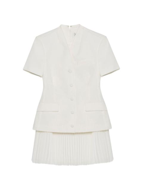 SIMKHAI Leah pleated-skirt blazer mini dress