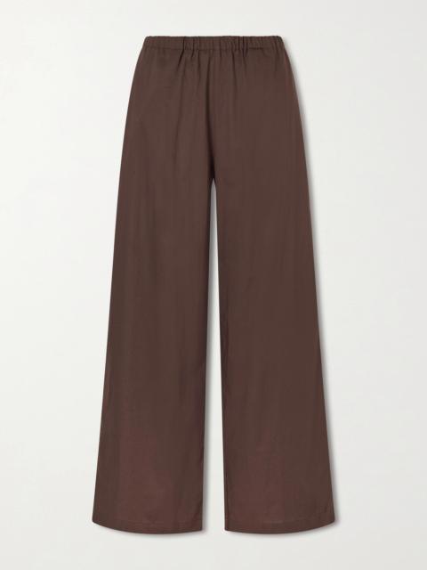 FAITHFULL Sabine Cotton-poplin Straight-leg Pants