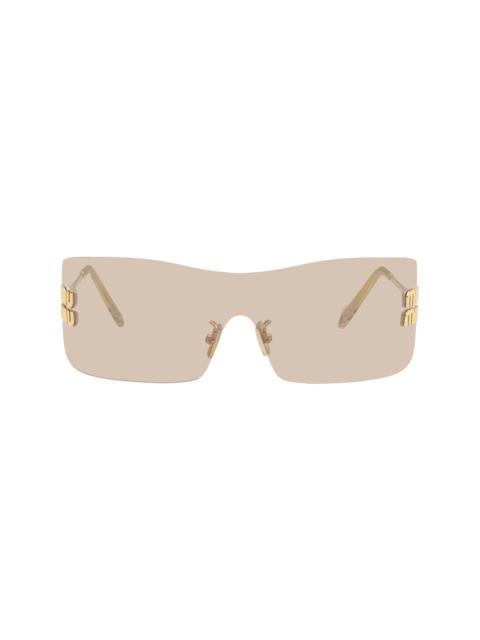 Miu Miu Gold Logo Hardware Sunglasses