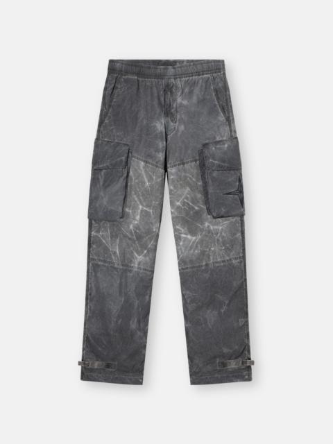Stone Island 3100053 UNEVEN PIGMENT DYED NYLON SMERIGLIATO + NYLON CANVAS