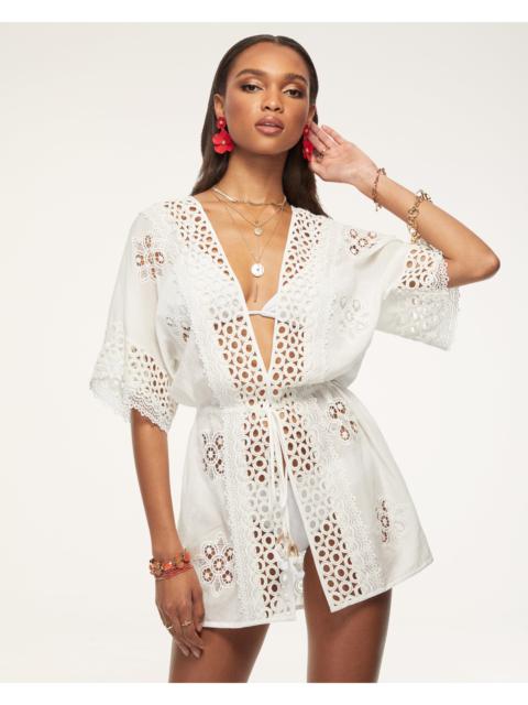 RAMY BROOK Delphine Crochet Coverup Mini Dress