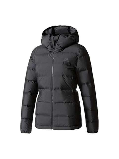 (WMNS) adidas Helionic Down Jacket 'Black' BQ1935