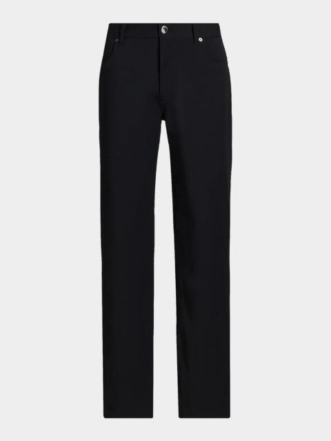 EMPORIO ARMANI Men's Nylon Technical Stretch Five-Pocket Pants
