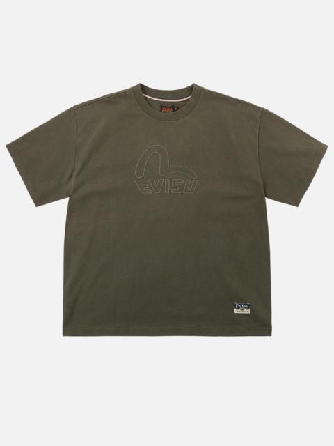 EVISU Tonal Applique Seagull Tee