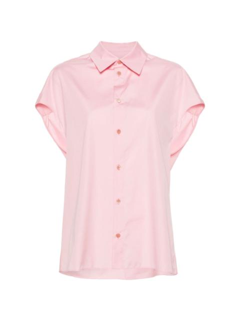 sleeveless cotton shirt