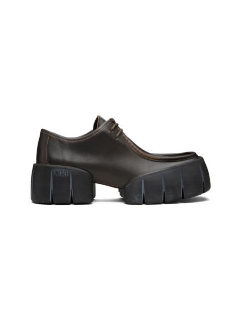 Diesel Brown D-tex Wb Derbys