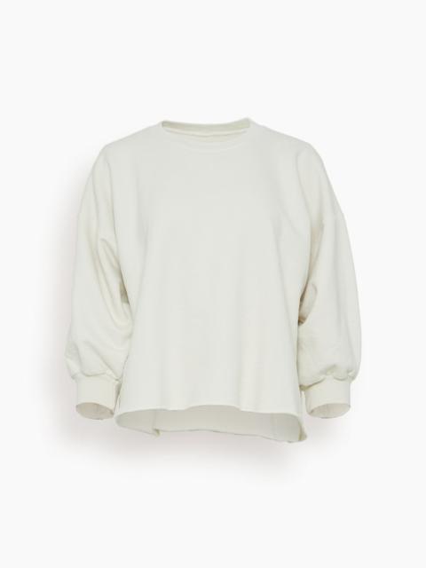 RACHEL COMEY Fond Sweatshirt in Dirty White