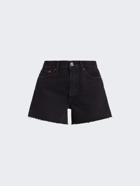 RE/DONE 90S Low Slung Shorts Washed Black