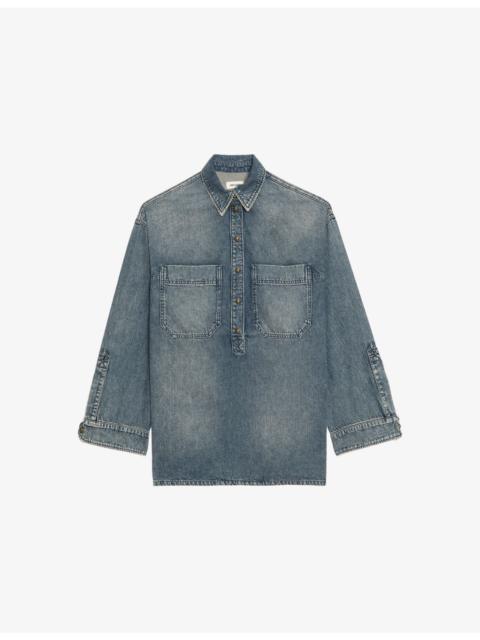 Zadig & Voltaire Timona Relaxed-Fit Denim Shirt
