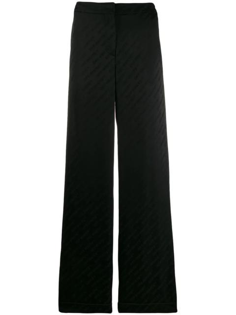 Off-White logo jacquard trousers