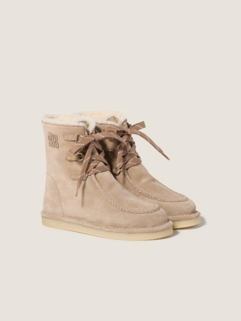 Miu Miu Suede booties
