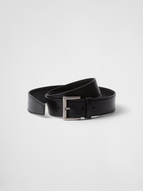 Leather belt