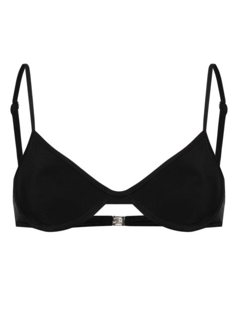 TOTEME underwire half-cup bikini top