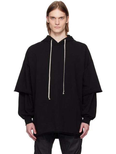 Rick Owens DRKSHDW Black Hollywood Tommy Hustler Hoodie