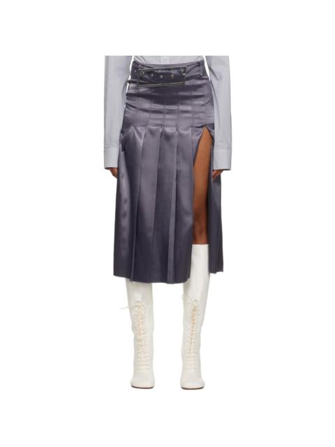 16ARLINGTON SSENSE Work Capsule – Gray Nimue Midi Skirt