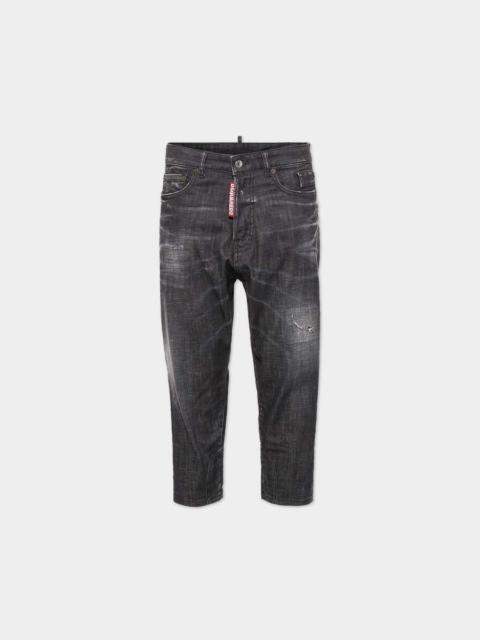 DSQUARED2 BLACK EASY WASH BABY CARPENTER JEANS