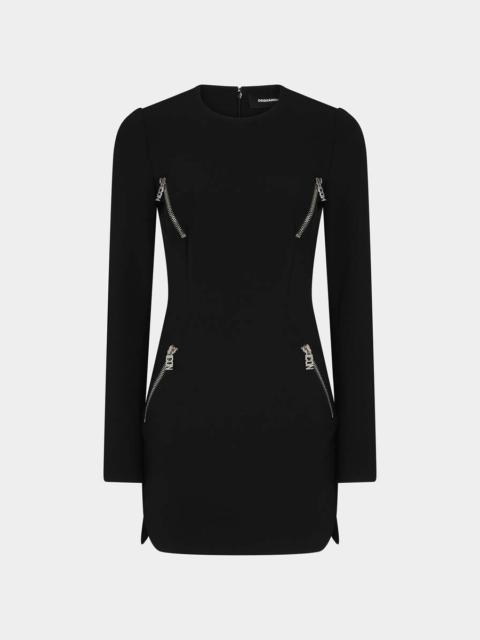 DSQUARED2 ICON ZIPPED DRESS