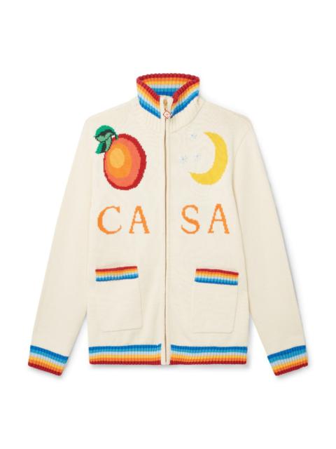 CASABLANCA Off-White Casa Club Jacket