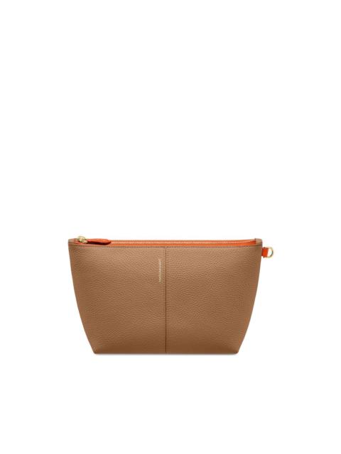 MAISON de SABRÉ small Flaire leather zip pouch