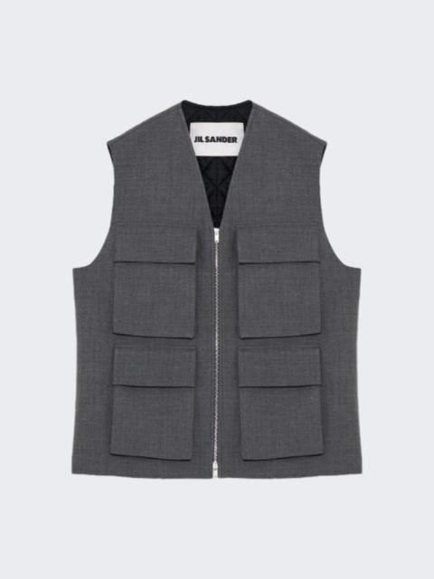Jil Sander twill vest