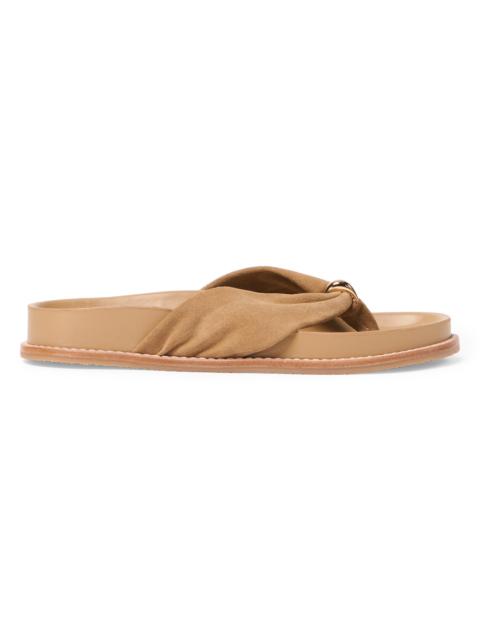 SIMKHAI Women's Stella Suede Sport Sandals - Light Camel