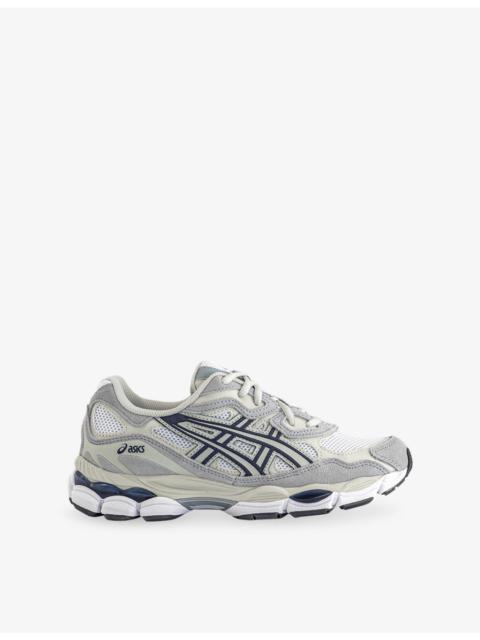 Asics Gel-NYC Mesh and Suede Trainers