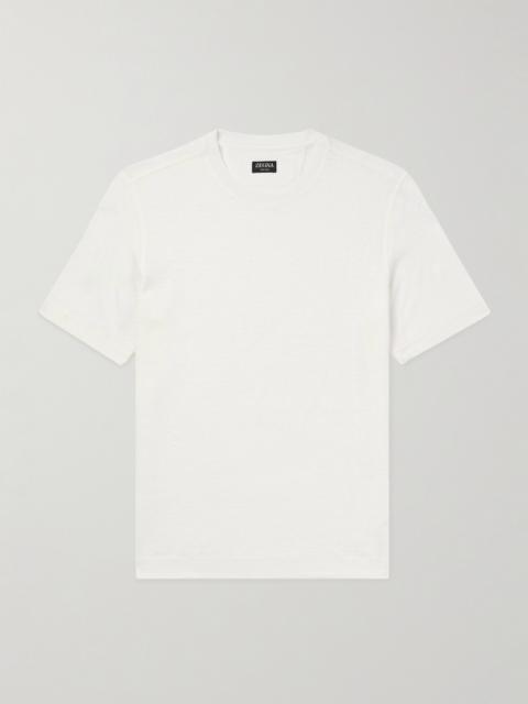 ZEGNA Linen T-Shirt
