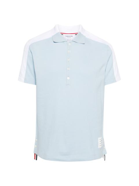 Thom Browne Trompe L' Oeil cotton polo shirt