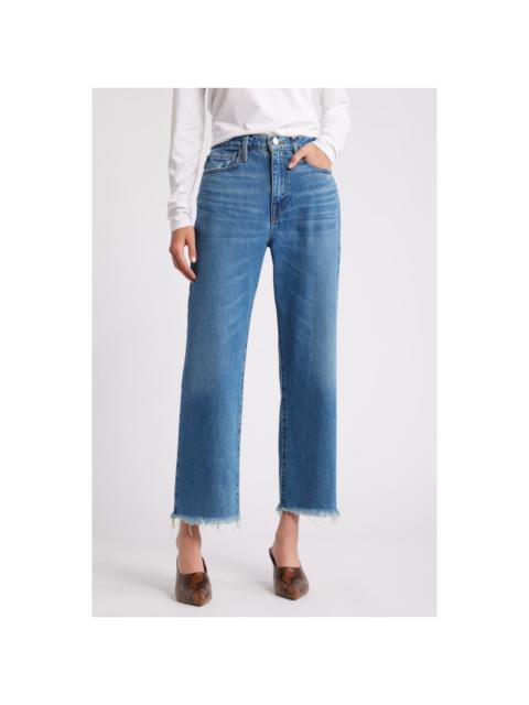 FRAME Le Jane High Waist Ankle Straight Leg Jeans in Caramia at Nordstrom