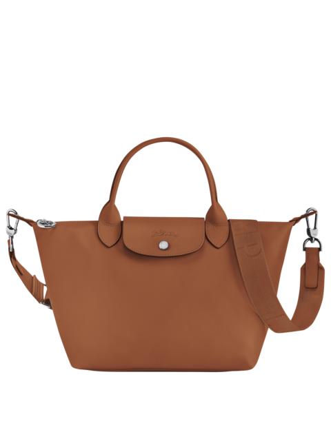 Le Pliage Xtra S Handbag Cognac - Leather