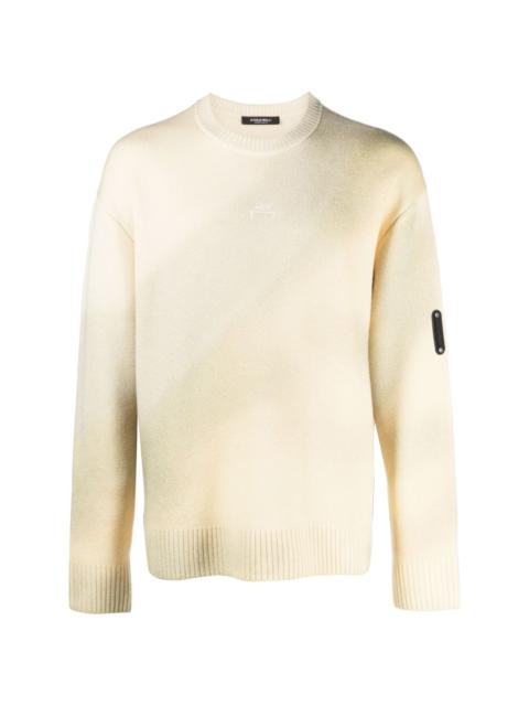 A-COLD-WALL* gradient-effect wool jumper