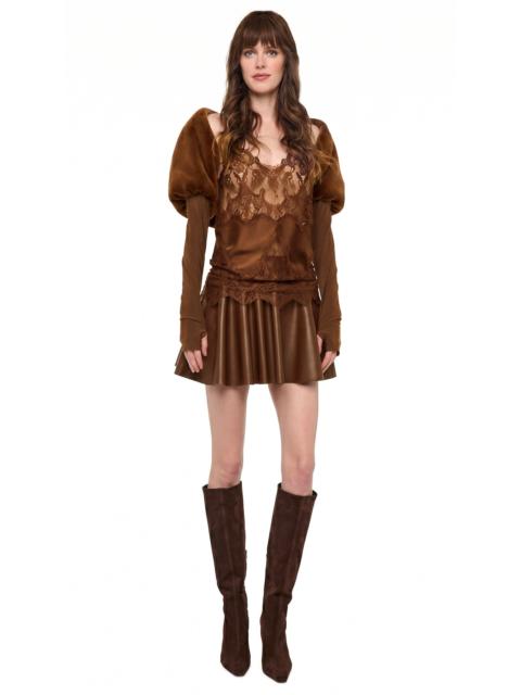 NORMA KAMALI LONG SLEEVE SHRUGGIE