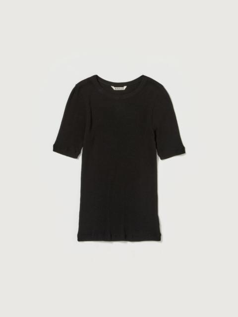 AURALEE ORGANIC SOFT RIB TEE