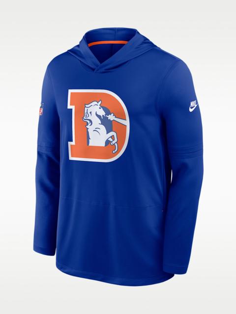 Nike Denver Broncos Alt Men's Nike Dri-FIT NFL Long-Sleeve Hooded Top