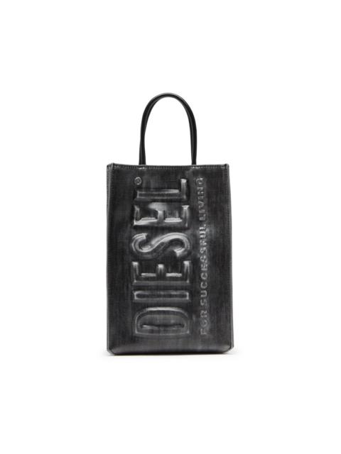 DSL 3D logo-embossed tote bag