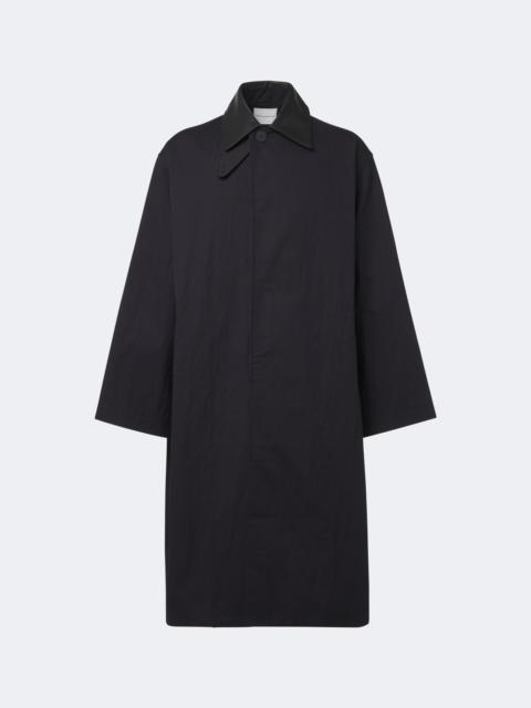 Studio Nicholson Revere leather-trimmed cotton-blend trench coat