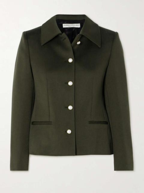 Alessandra Rich Wool-crepe jacket