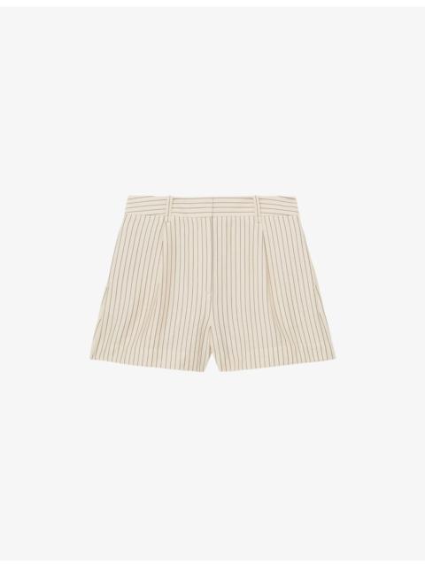 REISS Jayce Striped Woven Shorts