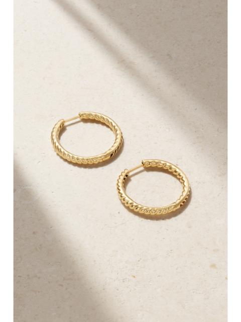 ANITA KO Zoe 18-karat Gold Hoop Earrings