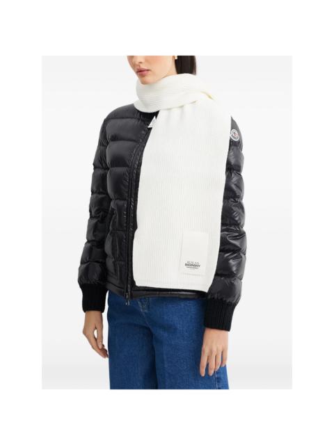 RUSLAN BAGINSKIY logo patch scarf