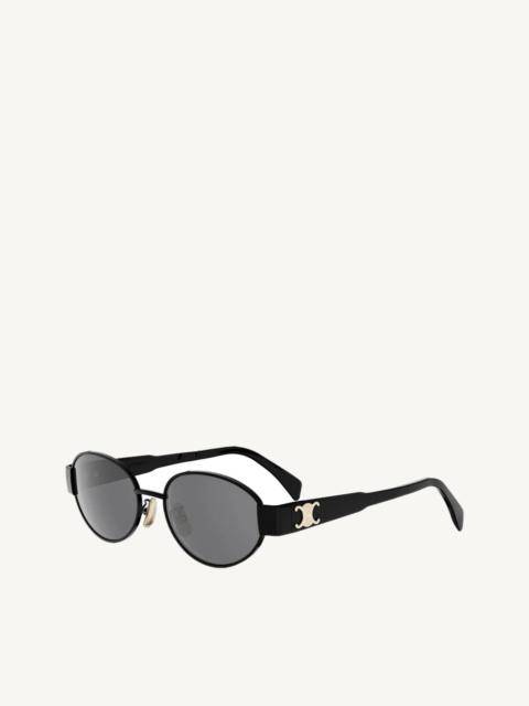 CELINE CL40235U Metal Sunglasses in Black/Gold
