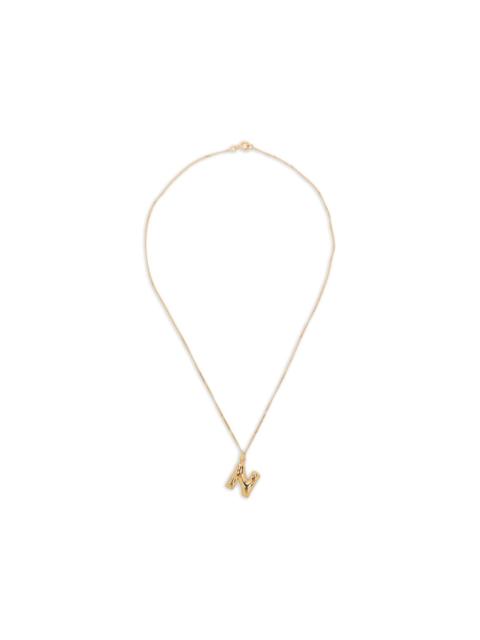 Completedworks N-initial pendant necklace