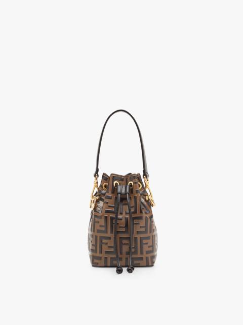 FENDI Brown leather mini-bag