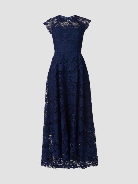 Shoshanna Women's Brena Guipure Lace Cocktail Dress - Navy