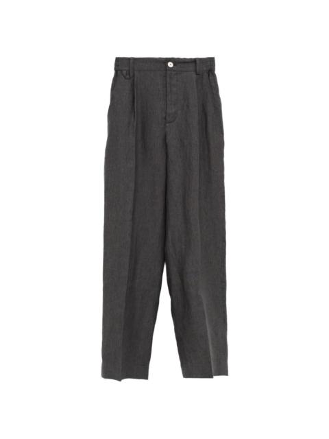 JACQUEMUS pinstripe pleated trousers