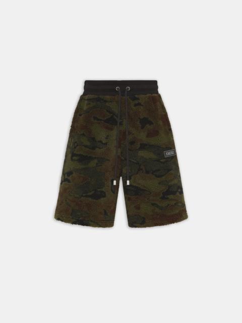 AMIRI CAMO FLEECE SHORT