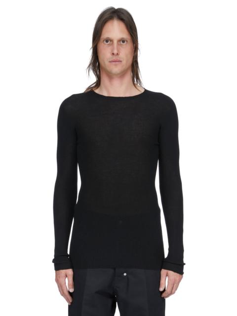 Rick Owens RIBBED ROUND NECK